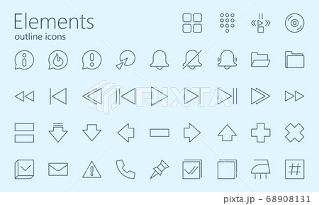Computer techologies outline elements 68908131