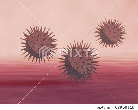 herpes virus on the skin, type simple. 3d herpes virus on the skin, type simple. 3d 68908319