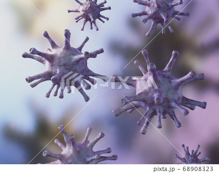 Coronavirus Covid-19 virus cell infection causing Coronavirus Covid-19 virus cell infection causing 68908323