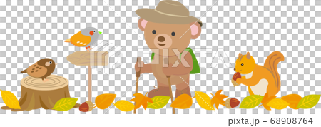 Autumn forest animals Autumn forest animals 68908764