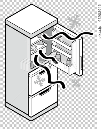 冰箱內部太冷的冰箱 68908946