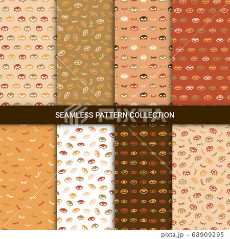 Seamless pattern with hand drawn eye, vector illustration Seamless pattern with hand drawn eye, vector illustration 68909295