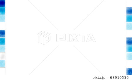 青いタイルの左右フレーム-1(ワイド) 青いタイルの左右フレーム-1(ワイド) 68910556