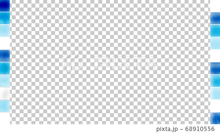 青いタイルの左右フレーム-1(ワイド) 青いタイルの左右フレーム-1(ワイド) 68910556