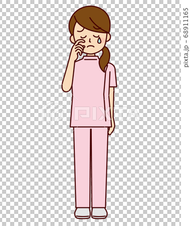 Sad female nurse Sad female nurse 68911165