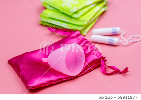 Sanitary pad, tampons and menstrual cup  68911977