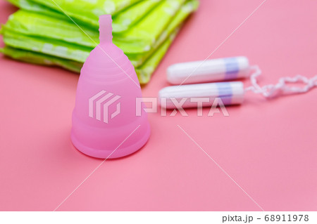 Sanitary pad, tampons and menstrual cup  68911978