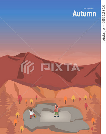 秋 風景 紅葉 68912316