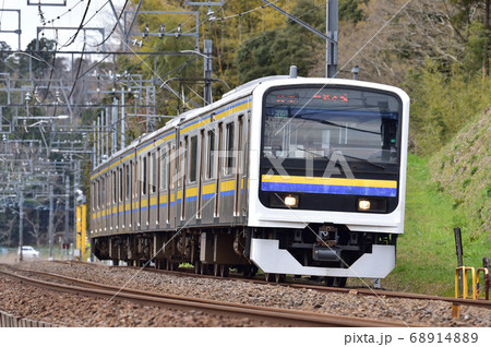 総武本線 四街道-物井 JR東日本 209系2100番台 C415編成(幕張) 総武本線 四街道-物井 JR東日本 209系2100番台 C415編成(幕張) 68914889