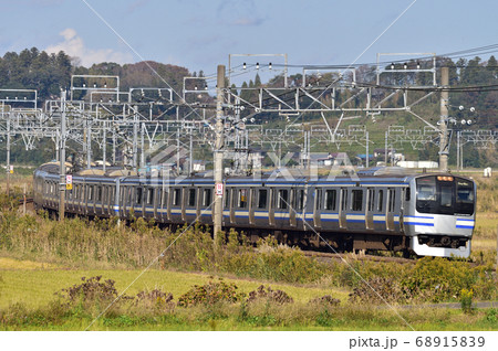 総武本線　佐倉ー物井　JR東日本　E217系　Y-145編成（鎌倉） 68915839