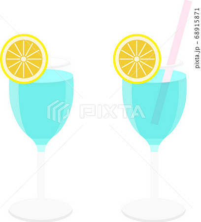 Drinks 飲み物 トロピカルジュース レモン ベクターのイラスト素材
