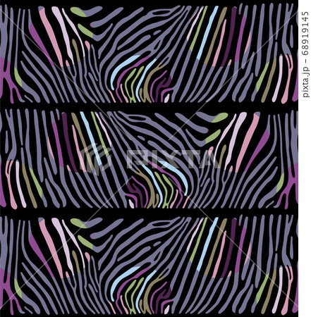 Background with colorful Zebra skin 68919145