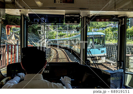 京阪電鉄　京津線　前面車窓風景　 68919151