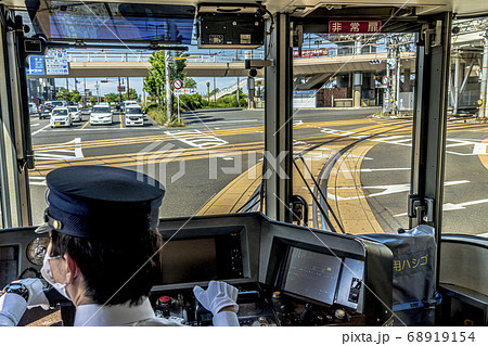 京阪電鉄　京津線　前面車窓風景　 68919154
