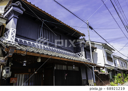 出口通り　町並み　広島県府中市 68921219
