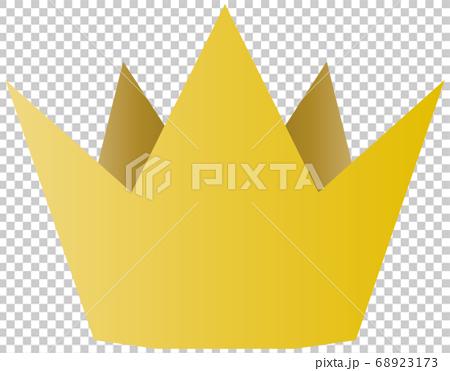 一個簡單的金王冠的插圖 插圖素材 圖庫