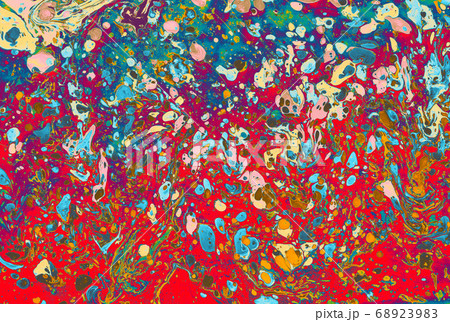Abstract marbling art patterns  as colorful 68923983