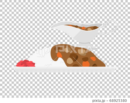 カレーライスのイラスト 68925380