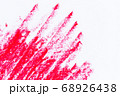 Red grungy crayons strockes texture background 68926438