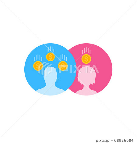 Gender gap in salary vector 68926684