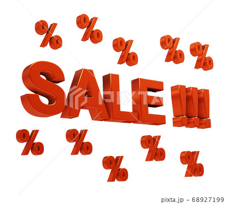3d letters SALE with percent isolated on white. 3d 3d letters SALE with percent isolated on white. 3d 68927199