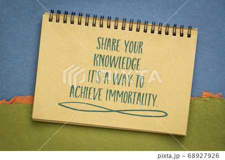 Share knowledge. It's a way to achieve Share knowledge. It's a way to achieve 68927926