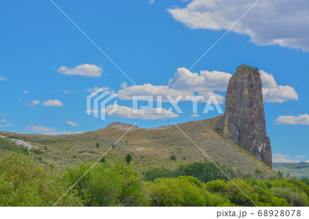 Finger Rock is a volcanic plug located in Stagecoach State Park in the Rocky Mountains,Yampa, Colorado Finger Rock is a volcanic plug located in Stagecoach State Park in the Rocky Mountains,Yampa, Colorado 68928078