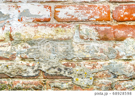 Background of old vintage dirty brick wall. 68928598