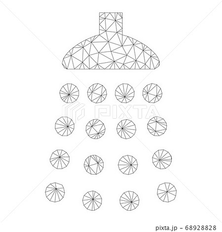 Mesh Vector Shower Icon 68928828
