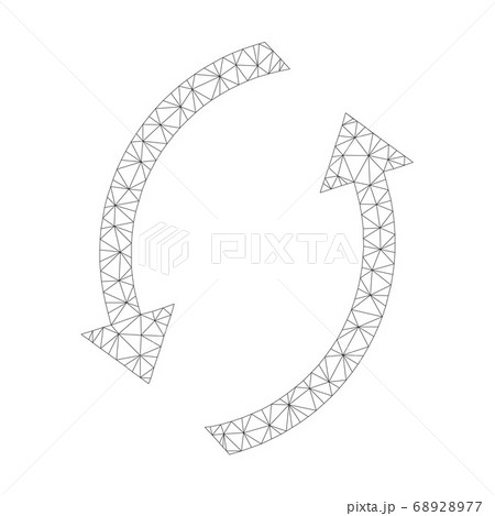 Mesh Vector Refresh Iconのイラスト素材 [68928977] - PIXTA