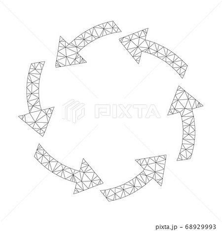 Mesh Vector Circulation Icon 68929993