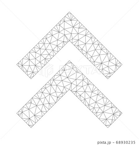 Mesh Vector Shift Up Icon 68930235