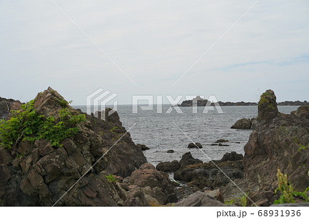 岩館海岸の風景 岩館海岸の風景 68931936
