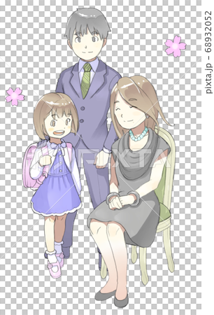 我女兒一年級,所以我和家人合影留念 我女兒一年級,所以我和家人合影留念 68932052