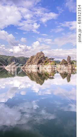 嶋潭三峰 川 河 68932354