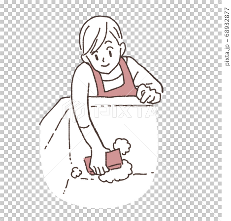 Woman cleaning housework 68932877