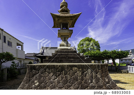 府中 金比羅神社 日本一の石灯籠 広島県府中市の写真素材 [68933003
