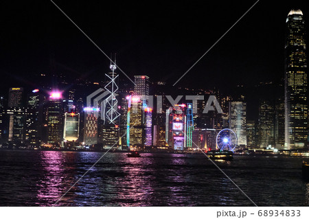 香港 夜景 街並み 香港 夜景 街並み 68934833