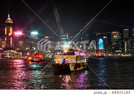 香港 夜景 街並み 香港 夜景 街並み 68935195