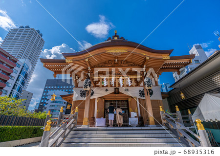 日本の東京都市景観 水天宮などを望む 日本の東京都市景観 水天宮などを望む 68935316