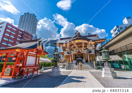 日本の東京都市景観 水天宮などを望む 日本の東京都市景観 水天宮などを望む 68935318
