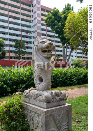 【マーライオン】アン・モ・キオ公団団地のマーライオン 68936061