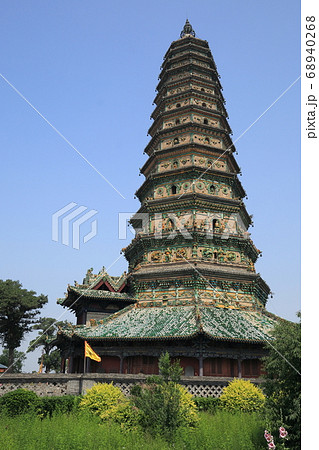 中国 山西省 洪洞県 広勝寺 飛虹塔 中国 山西省 洪洞県 広勝寺 飛虹塔 68940268