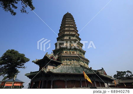 中国 山西省 洪洞県 広勝寺 飛虹塔 中国 山西省 洪洞県 広勝寺 飛虹塔 68940276