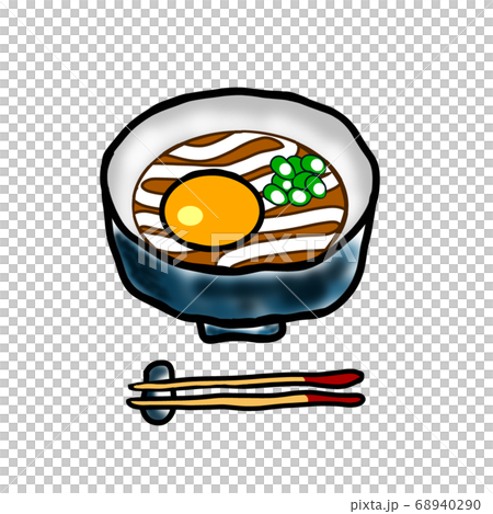 うどん 月見うどん イラスト 68940290