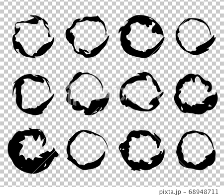 日本圓線素材集 68948711