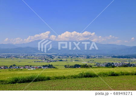 恋人坂からの眺望（福島県・喜多方市） 68949271