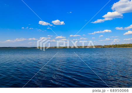 View of Kremenchug reservoir in Ukraine View of Kremenchug reservoir in Ukraine 68950066