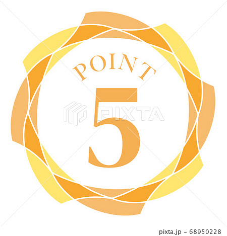 ポイント5マーク ポイント5マーク 68950228