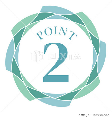 ポイント2マーク ポイント2マーク 68950282